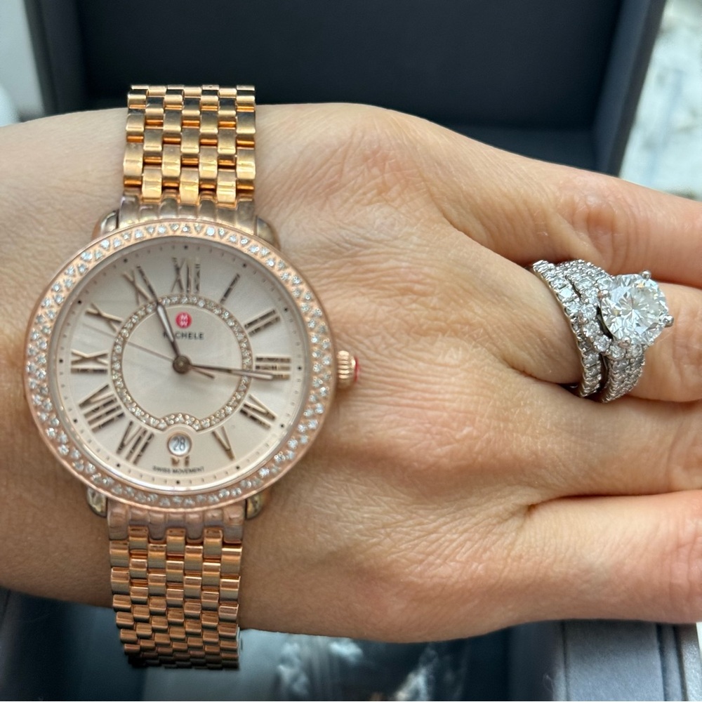 Michele Serein Diamond Rose gold rare limited edition